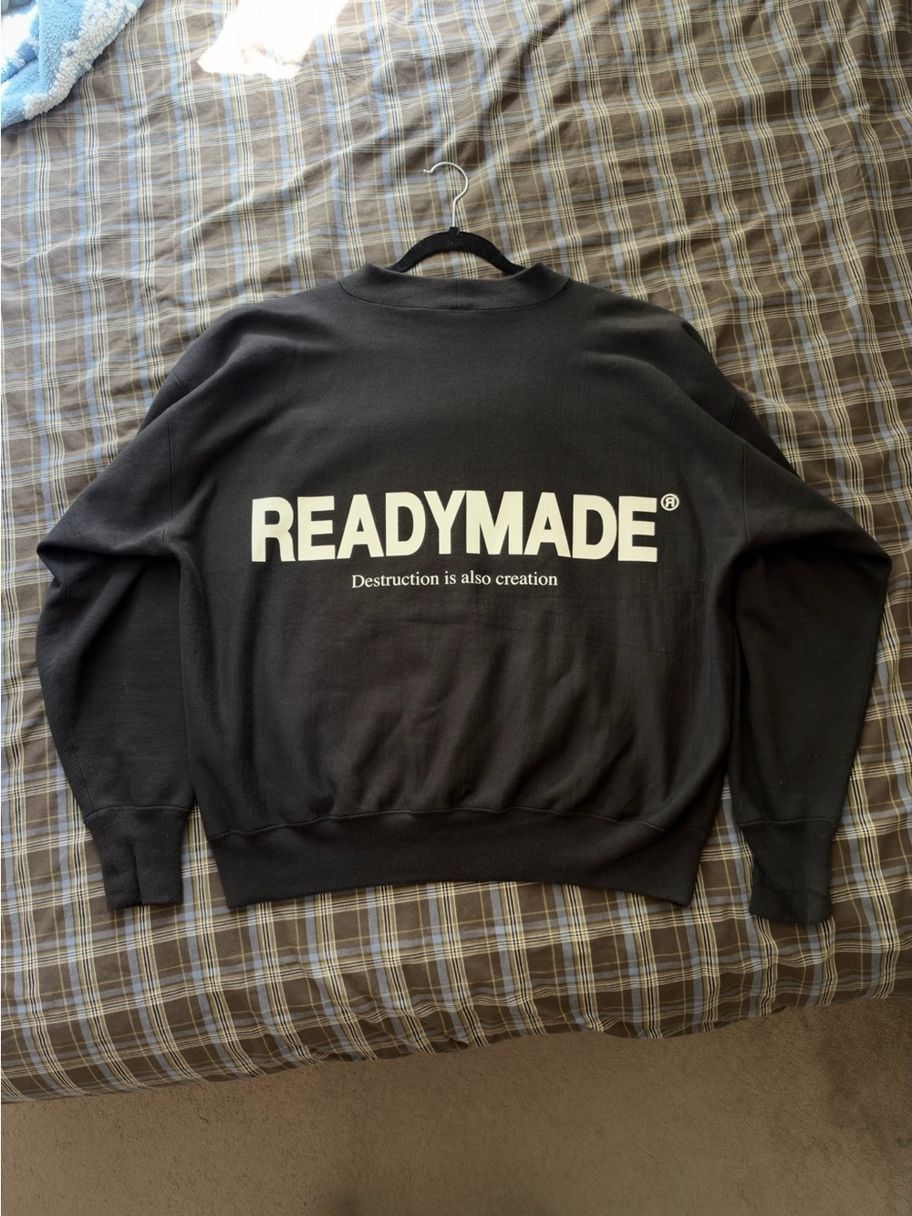 READYMADE Mock Neck Smile Sweatshirt